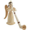 Langrockengel mit Alphorn, natur - 6,6 cm