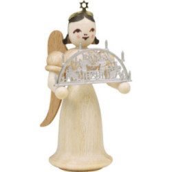 Angel Long Skirt with Candle Arch - Natural - 6,6 cm / 2.6 inch