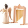 Angel Long Skirt with Tubular Bells - Natural - 6,6 cm / 2.6 inch