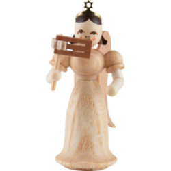 Langrockengel mit Ratsche, natur - 6,6 cm