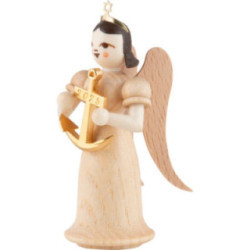 Langrockengel mit Anker, natur - Jahresedition 2025 - 6,6 cm