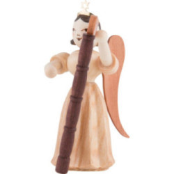 Angel Long Pleated Skirt with Harp, Natural - 6,6 cm / 2.6 inch