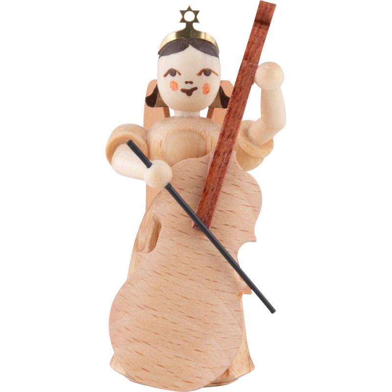 Long Pleated Skirt Angel with Bass, Natural - 6,6 cm / 2.6 inch