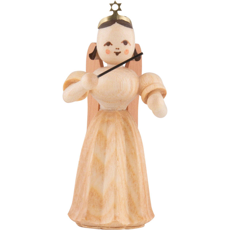 Long Pleated Skirt Angel Conductor, Natural - 6,6 cm / 2.6 inch