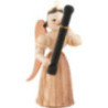Long Pleated Skirt Angel with Bassoon, Natural - 6,6 cm / 2.6 inch