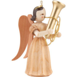 Angel Long Pleated Skirt with Tuba, Natural - 6,6 cm / 2.6 inch