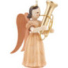 Angel Long Pleated Skirt with Tuba, Natural - 6,6 cm / 2.6 inch