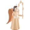 Long Pleated Skirt Angel with Star Arch, Natural - 6,6 cm / 2.6 inch