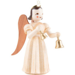 Angel Long Pleated Skirt with Bells - Natural - 6,6 cm / 2.6 inch