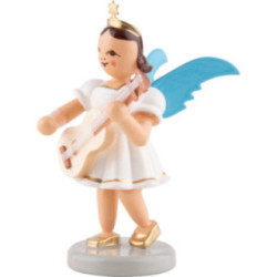 Kurzrockengel mit Gitarre, farbig - 6,6 cm