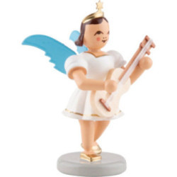 Kurzrockengel mit Gitarre, farbig - 6,6 cm
