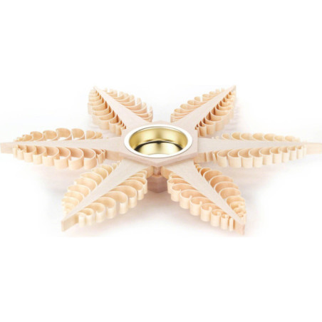 Teelichthalter Spanstern - 23 x 23 x 2,5 cm