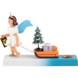 Angel Short Skirt Colored, with Sleigh - 6,6 cm / 2.6 inch