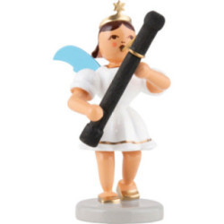 Kurzrockengel mit Fagott, farbig - 6,6 cm