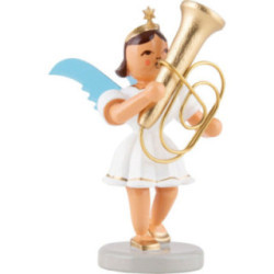 Kurzrockengel mit Tuba, farbig - 6,6 cm