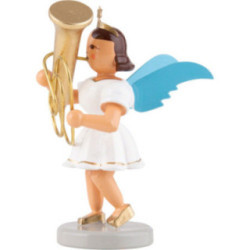 Kurzrockengel mit Tuba, farbig - 6,6 cm