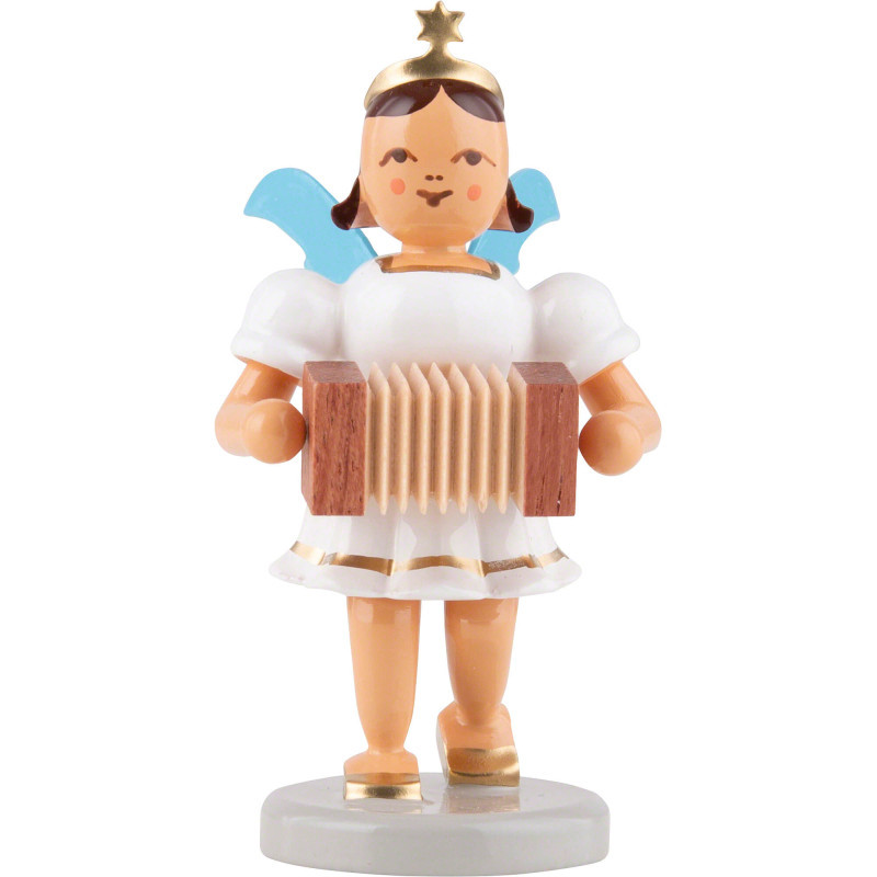 Kurzrockengel mit Harmonika, farbig - 6,6 cm