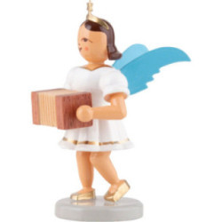 Kurzrockengel mit Harmonika, farbig - 6,6 cm