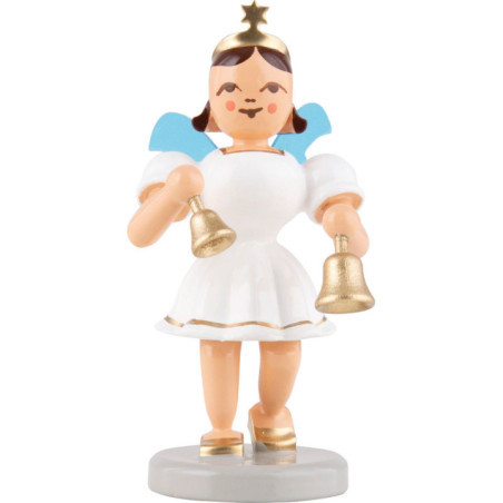 Kurzrockengel mit Glocken, farbig - 6,6 cm