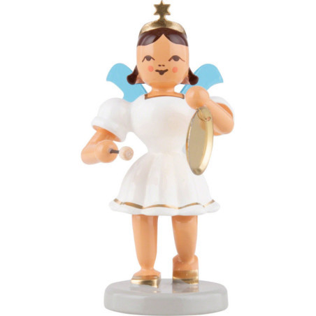 Kurzrockengel mit Gong, farbig - 6,6 cm