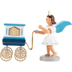 Kurzrockengel mit Drehorgel, farbig - 6,6 cm