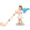Kurzrockengel mit Alphorn, farbig - 6,6 cm