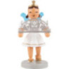 Angel Short Skirt Colored with Candle Arch - 6,6 cm / 2.6 inch