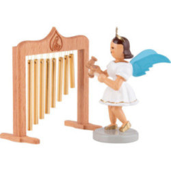 Angel Short Skirt Colored with Tubular Bells - 6,6 cm / 2.6 inch