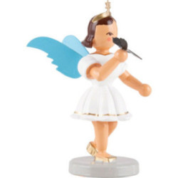 Kurzrockengel mit Schmetterling, farbig - 6,6 cm