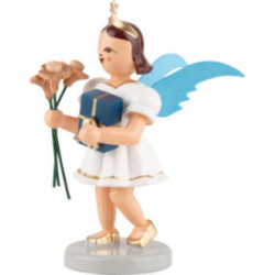 Angel Short Skirt with Floral Greeting - Colored - 6,6 cm / 2.6 inch