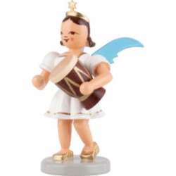 Kurzrockengel mit Djembe, farbig - 6,6 cm