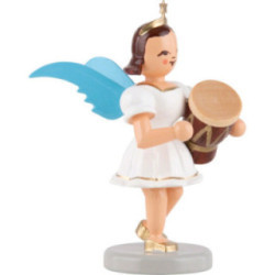 Kurzrockengel mit Djembe, farbig - 6,6 cm