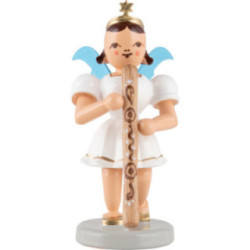 Kurzrockengel mit Didgeridoo, farbig  - 6,6 cm