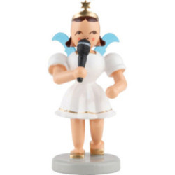 Kurzrockengel mit Mikrophon, farbig - 6,6 cm