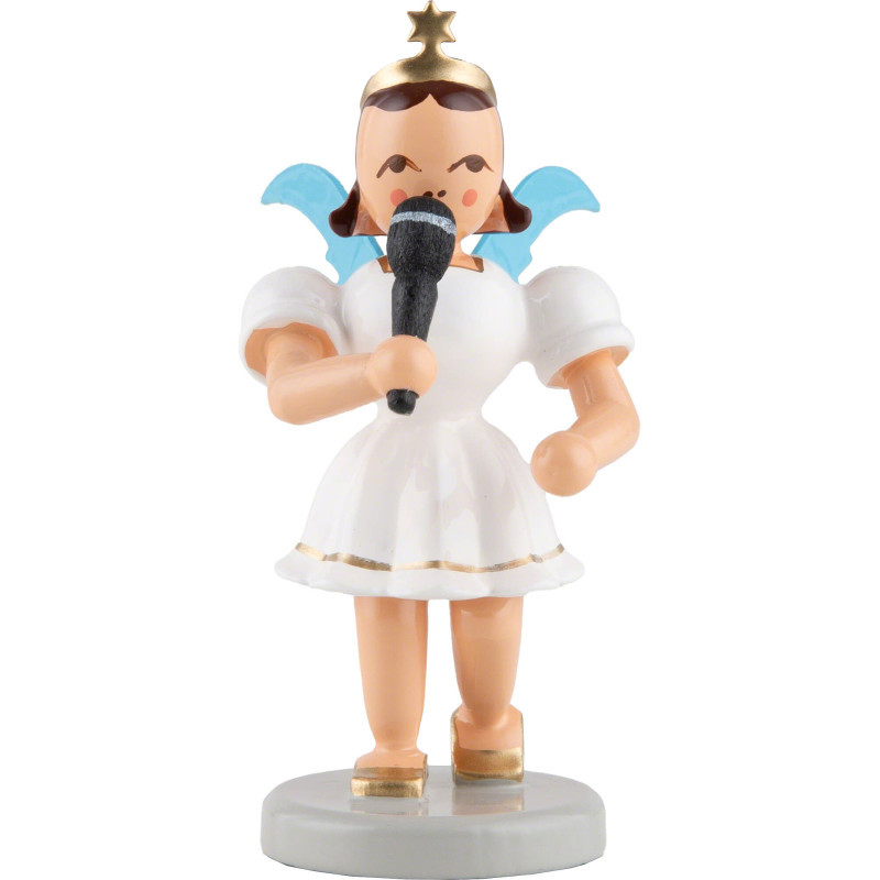 Kurzrockengel mit Mikrophon, farbig - 6,6 cm