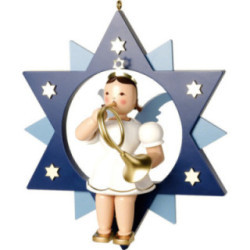 Angel Short Skirt Colored with French Horn in Star - 28 cm / 11 inch