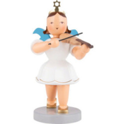 Kurzrockengel mit Violine, farbig - 22 cm