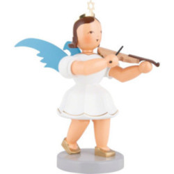 Kurzrockengel mit Violine, farbig - 22 cm