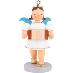 Kurzrockengel mit Harmonika, farbig - 22 cm