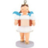 Kurzrockengel mit Harmonika, farbig - 22 cm