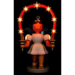 Angel Short Skirt Colored with Star Arch with Lights - 27 cm / 10.6 inch