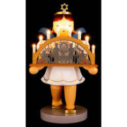Angel Short Skirt with Candle Arch colored electric - 22 cm / 8.7 inch