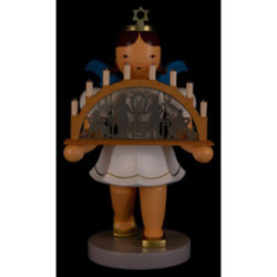 Angel Short Skirt with Candle Arch colored electric - 22 cm / 8.7 inch