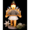 Angel Short Skirt with Candle Arch colored electric - 22 cm / 8.7 inch