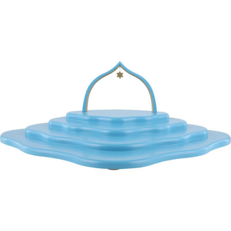 Angel Cloud with Four Levels, Colored with Arch - 55x38x21 cm / 21.7x15x8.3 inch