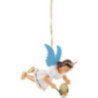 Schwebeengel mit Gong, farbig - 6,6 cm