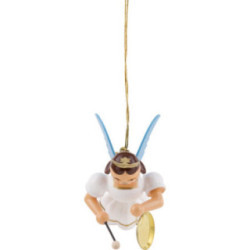 Schwebeengel mit Gong, farbig - 6,6 cm
