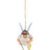 Schwebeengel mit Gong, farbig - 6,6 cm