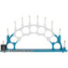 Candle Arch without Angels with Electric Lights - 70x40 cm / 27.5x15.7 inch