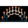 Candle Arch without Angels with Electric Lights - 70x40 cm / 27.5x15.7 inch